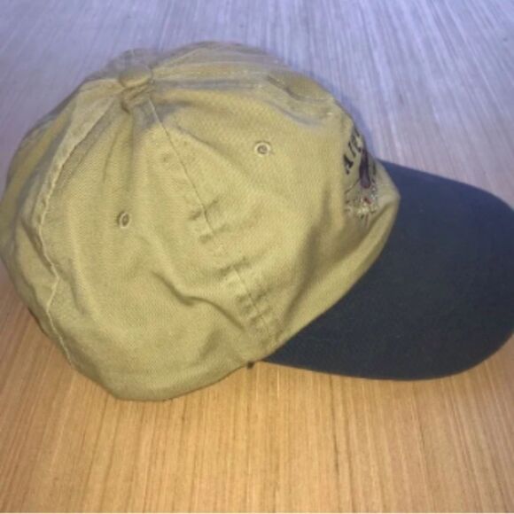 Fahrenheit Alpine Golf Tan & Navy Blue Baseball Hat - Picture 5 of 7